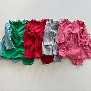 Primary onesie baby dress lot